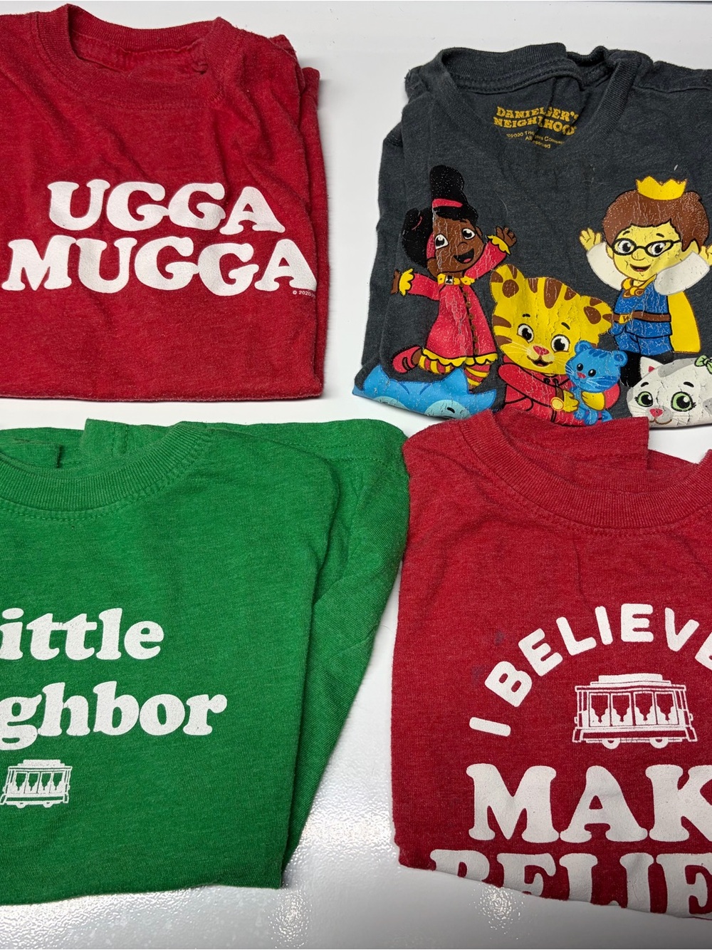(4) Daniel Tiger Shirts